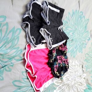 Lot of girls Justice shorts size 8
